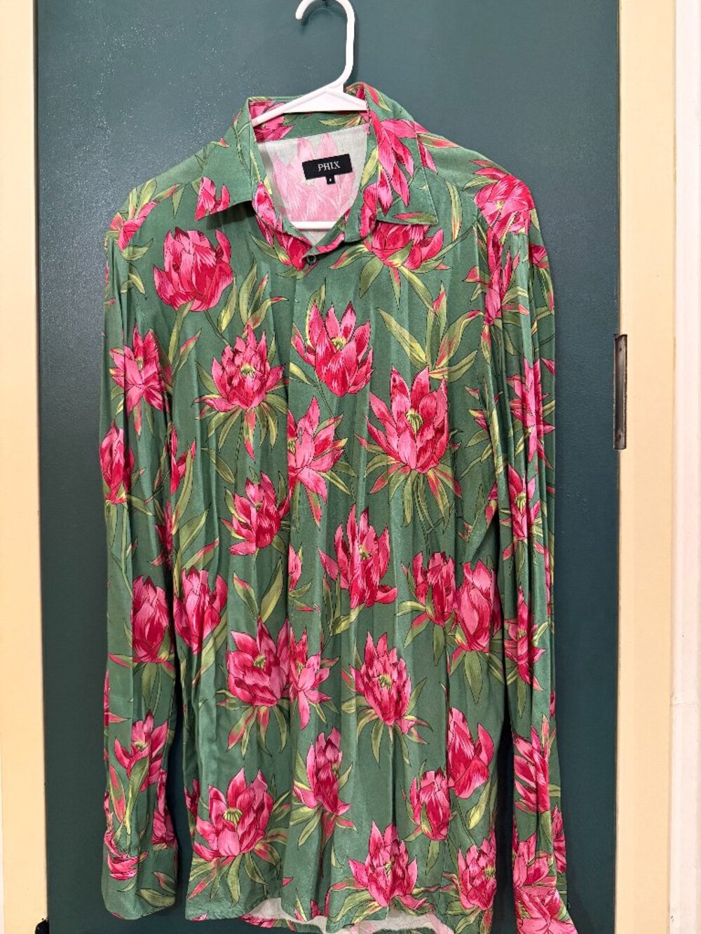 Tropical Floral Dress Shirt